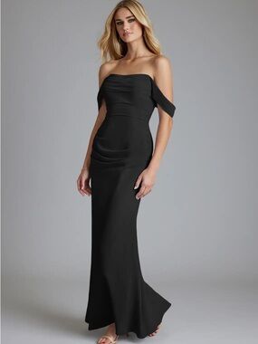 Azazia Luiza Chiffon Black Size A4